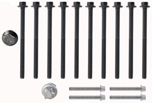 Enginetech HB229 TTY Head Bolt Set for 2000-2017 Buick/Chevrolet/GMC Alero/Captiva Sport/Cavalier/Classic 2.2L/2.0L - OE Replacement
