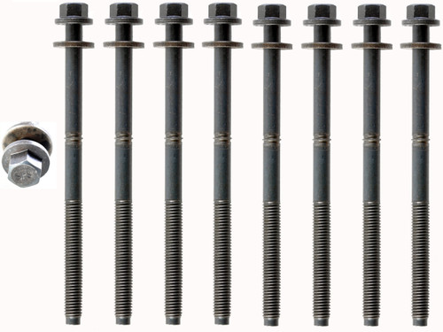 Enginetech HB224 TTY Head Bolt Set for 1995-2012 Ford/Lincoln/Mazda 6/Contour/Cougar/Escape 2.5L/3.0L - Torque-to-Yield, Single Use