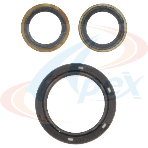Apex Crankshaft Seal Kit ATC8491 for 1992-2005 Lexus/Toyota 3.0L L6 (GS300, IS300, SC300, Supra)