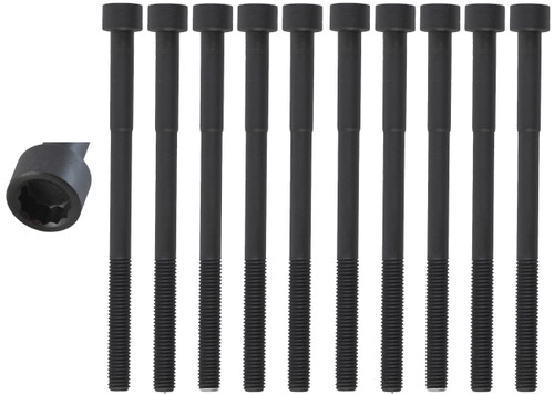 Enginetech HB212 TTY Head Bolt Set for 2000-2006 Toyota Celica/Corolla/Matrix 1.8L - Torque-to-Yield, Single Use