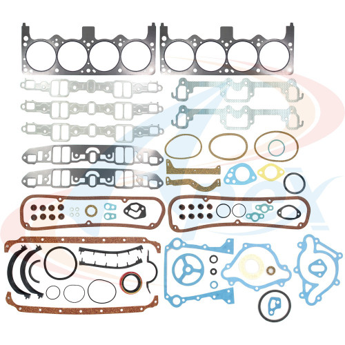 Apex Full Gasket Set AFS2058 for 1976-1989 Chrysler/Dodge/Plymouth 5.2L V8 (Cordoba, Fifth Avenue, Imperial, LeBaron)