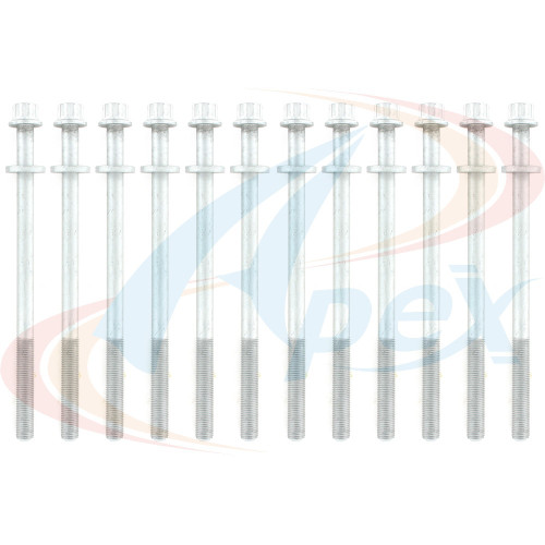 Apex Cylinder Head Bolt Set AHB604 for 1990-2001 Subaru 1.8L 2.2L H4 (Impreza, Legacy)