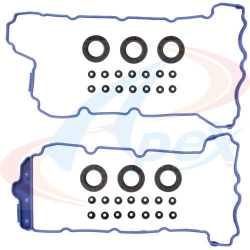 Apex Valve Cover Gasket Set AVC1330S for 2013-2020 Buick/Cadillac/Chevrolet 3.6L 3.0L V6 (Enclave, LaCrosse, ATS, CTS)