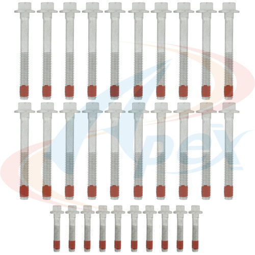 Apex Cylinder Head Bolt Set AHB390 for 2006-2020 Cadillac/Chevrolet/GMC 6.2L 6.0L V8 (CTS, Escalade, Escalade ESV, Escalade EXT)