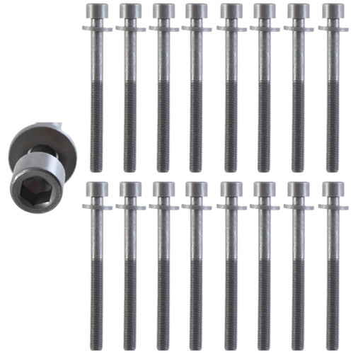 Enginetech HB182 TTY Head Bolt Set for 1995-2020 INFINITI/Nissan/Suzuki 350Z/Altima/EX35/Equator 3.0L/3.5L - Torque-to-Yield, Single Use