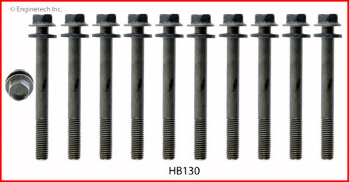 0Head Bolt Set - Fits GM/Suzuki 1.0L G10-T VIN 2 - 1 Set Required - HB130