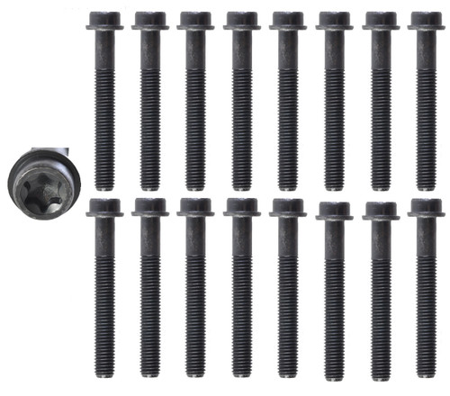 Enginetech HB122 TTY Head Bolt Set for 1986-2000 Ford/Mazda/Merkur Aerostar/B4000/Bronco II/Explorer 2.9L/4.0L - Torque-to-Yield, Single Use