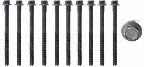 Enginetech HB114 TTY Head Bolt Set for 1981-2004 Ford/Mercury EXP/Escort/Focus/LN7 1.6L/1.9L - Torque-to-Yield, Single Use