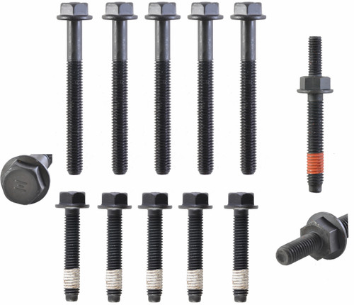 Enginetech HB106 TTY Head Bolt Set for 1991-2001 Ford/Mercury Colony Park/Country Squire/E-150 Econoline/E-150 Econoline Club Wagon 5.0L