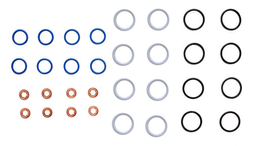 Enginetech INJ365 Powerstroke 6.0L Diesel Injector Nozzle Seal & O-Ring Kit for 2004-2010 Ford Excursion E-350 Club Wagon E-350 Super Duty