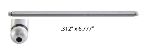 Enginetech EPR449 Push Rod - 4-Pack for 1989-1992 Chrysler Dodge Plymouth B150 B250 B350 D100 3.9L 6.750" OAL - Stock Replacement Push Rod