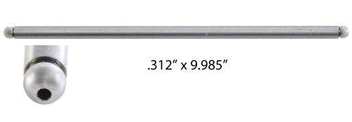 Enginetech EPR345 Push Rod - 4-Pack for 1981-1987 Chrysler Dodge Plymouth B150 B250 Cordoba D100 3.7L 9.985" OAL - OE Push Rod Set