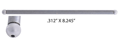 Enginetech EPR343 Push Rod - 4-Pack for 1980-1985 Buick Cadillac Chevrolet 98 Bonneville C10 C10 Suburban 4.3L 8.248" OAL