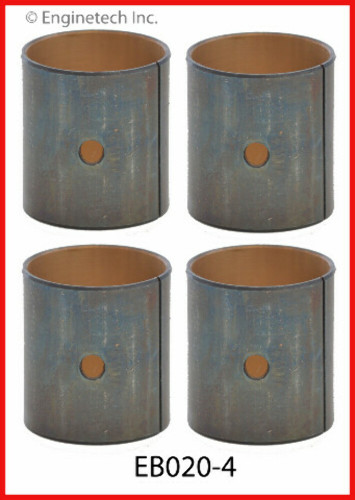 Wrist Pin Bushing Set (4) - Fits Toyota 2.0L & 2.2L - EB020-4