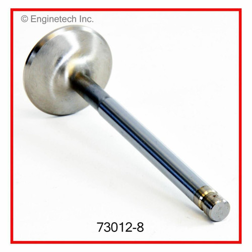 Enginetech 73012-8 | Exhaust Valves (Set of 8) for Chevrolet - 1.571x0.3134x4.915 Swirl