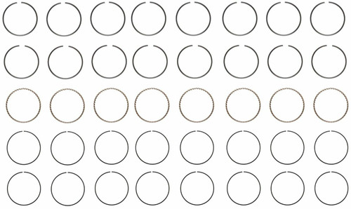 Piston & Ring Set (8) for Ford 4.6L 281 SOOHC V8 16V '6,W' -K1578- Size= P.50