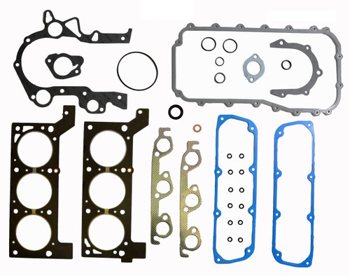 Enginetech CR201 Rebuilder Gasket Kit OEM-Spec for 1990-1997 Dodge Chrysler 3.3L 201ci V6 OHV - Excludes Rear Main Seal and Valve Stem Seals