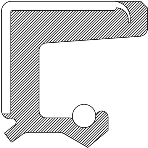 National Wheel Seal for 1966-1967 GMC C35/C3500 Pickup/P35/P3500 Van/PB3500 Van