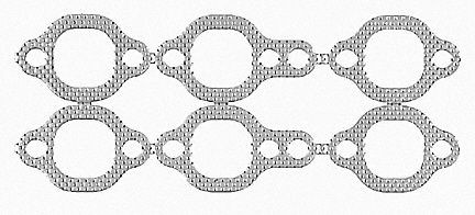 Mahle Exhaust Manifold Gasket Set for 1978-2002 Checker/Chevrolet/GMC/Oldsmobile/Pontiac El Camino/Monte Carlo/Caballero/C1500/C2500 3.3L