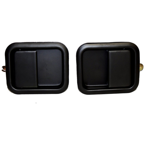 Crown Automotive 55076222K Exterior Door Handle Set Front Left & Right Outer - Fits 1981-1906 Jeep CJs, YJ, TJ