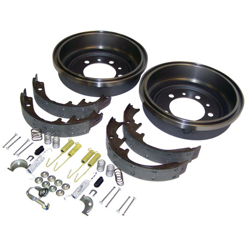 Crown Automotive 52002952K Brake Drum and Shoe Rebuild Kit Rear Left & Right - Fits 1978-1986 Jeep CJ-5, CJ-7, CJ-8