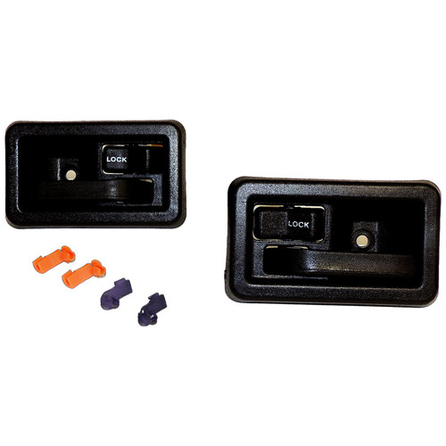 Crown Automotive 55176476K Interior Door Handle Set Front Left & Right Inner - Fits 1982-2006 Jeep CJs, YJ, TJ