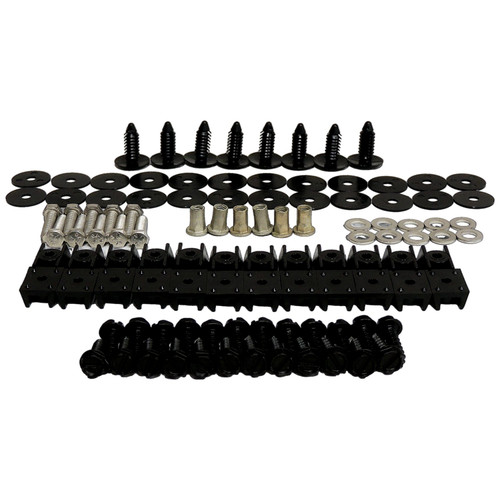 Crown Automotive 4918K Fender Flare Hardware Kit Front & Rear Left & Right - Fits 1997-2006 Jeep TJ Wrangler
