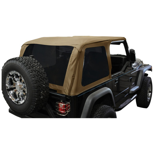 Crown Automotive BRT10037 Bowless Soft Top - Fits 1997-2006 Jeep TJ Wrangler