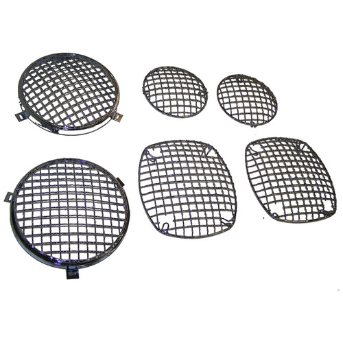 Crown Automotive RT26027 Stone Guard Set Front & Rear Left & Right - Fits 1976-1986 Jeep CJ-5, CJ-7, CJ-8