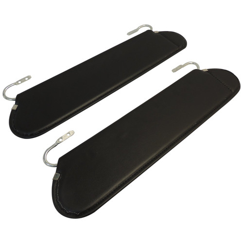 Crown Automotive RT54001 Sun Visor Set Front Left & Right - Fits 1972-1986 Jeep CJ-5, CJ-6, CJ-7 and CJ-8, Set of 2