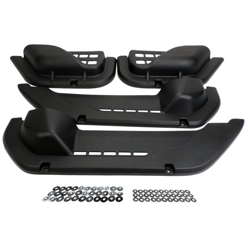 Crown Automotive RT27070 Door Pocket Set Front & Rear Left & Right - Fits 2018-2025 Jeep JL Wrangler