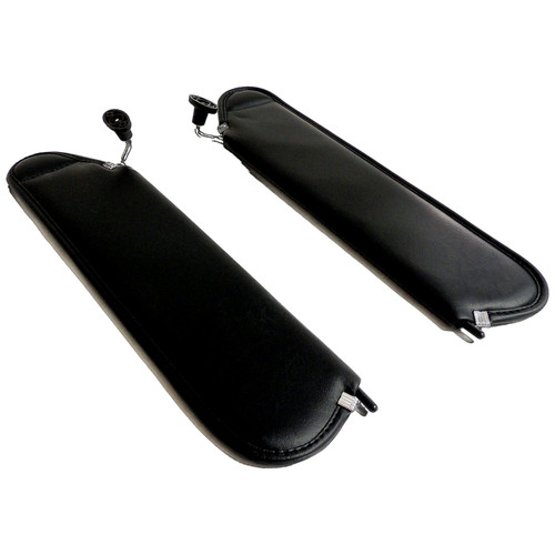 Crown Automotive RT52004 Sun Visor Set Left & Right - Fits 1997-2002 Jeep TJ Wrangler, Includes 2 Sun Visors
