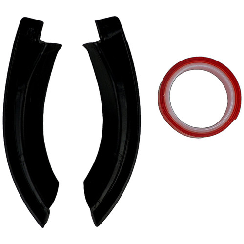 Crown Automotive RT26091 Rain Gutter Extension Kit Front Left & Right - Fits 2018-2024 Jeep JT Gladiator