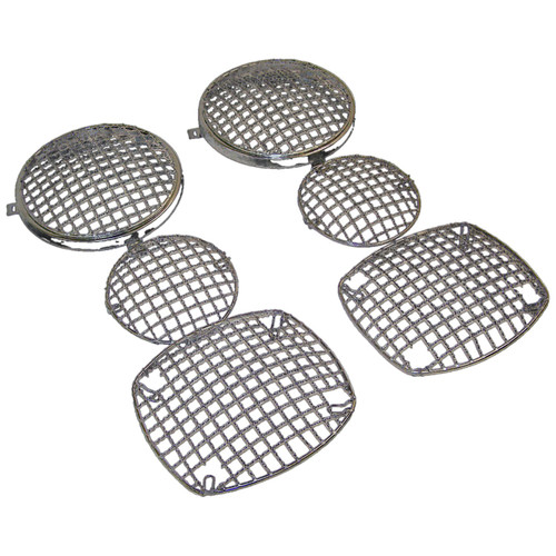 Crown Automotive RT34034 Stone Guard Set Front & Rear Left & Right - Fits 1976-1983 Jeep CJ-8
