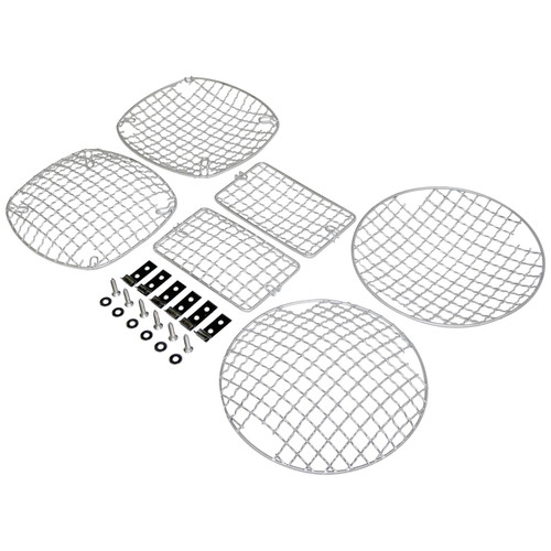 Crown Automotive RT34064 Stone Guard Set Front & Rear Left & Right - Fits 1997-2006 Jeep TJ Wrangler