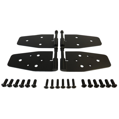 Crown Automotive RT34094 Door Hinge Set Front Left & Right Upper & Lower - Fits 1997-2006 Jeep YJ Wrangler