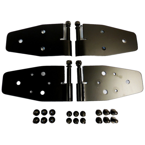 Crown Automotive RT34094 Door Hinge Set Front Left & Right Upper & Lower - Fits 1997-2006 Jeep YJ Wrangler