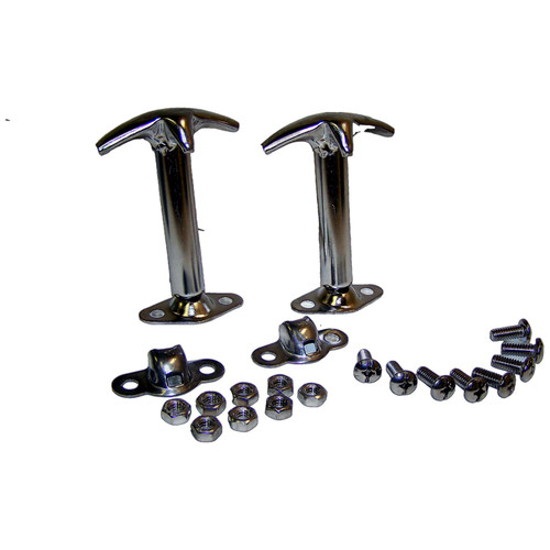 Crown Automotive RT34011 Hood Latch Assembly Left & Right Upper & Lower - Fits 1987-1995 Jeep M38-A1