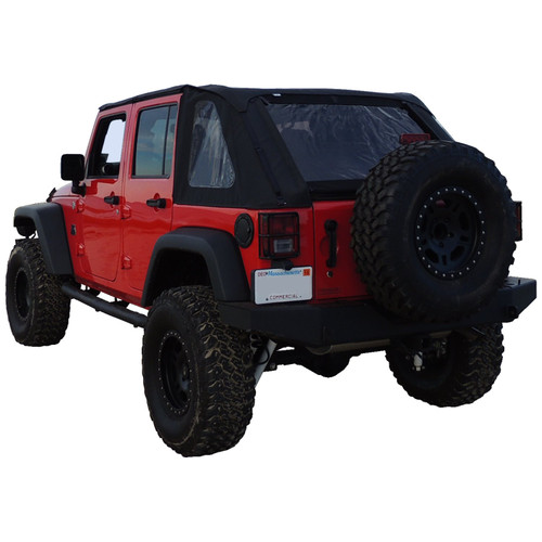 Crown Automotive BRT20135T Bowless Soft Top - Fits 2007-2018 Jeep JK Wrangler