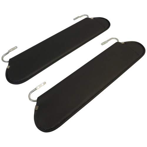 Crown Automotive RT54002 Sun Visor Set Front Left & Right - Fits 1972-1986 Jeep CJ-5, CJ-6, CJ-7 and CJ-8, Set of 2