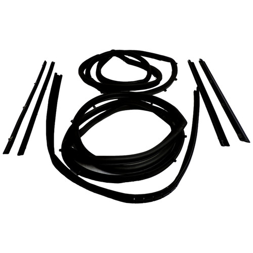 Crown Automotive 55176222MK Door Seal Kit Front Left & Right - Fits 1987-1995 Jeep YJ Wrangler