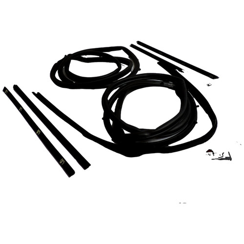 Crown Automotive 55176222MK Door Seal Kit Front Left & Right - Fits 1987-1995 Jeep YJ Wrangler
