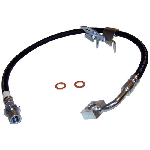 Crown Automotive 5140861AA Brake Hose Front Right - Fits 2005-2009 Jeep LC Challenger