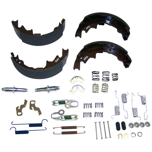 Crown Automotive 5019536MK Drum Brake Shoe Kit Rear Left & Right - Fits 2000-2001 Jeep XJ Cherokee