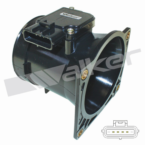 Walker Products Mass Air Flow Sensor 245-1046 for 1996-2004 Ford/Jaguar/Lincoln 5.4L 4.6L (F-250, F-350, Lobo, Taurus)