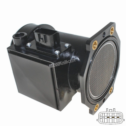 Walker Products Mass Air Flow Sensor 245-1129 for 1995-2001 Nissan 2.4L (240SX, Altima)