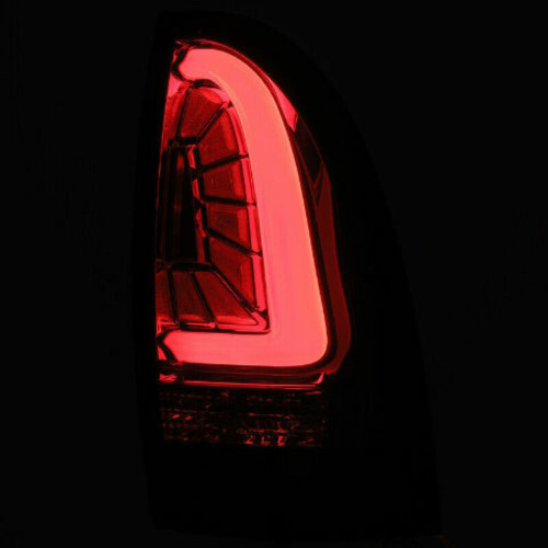AlphaRex PRO-Series LED Tail Lights for Toyota Tacoma, Red Smoke