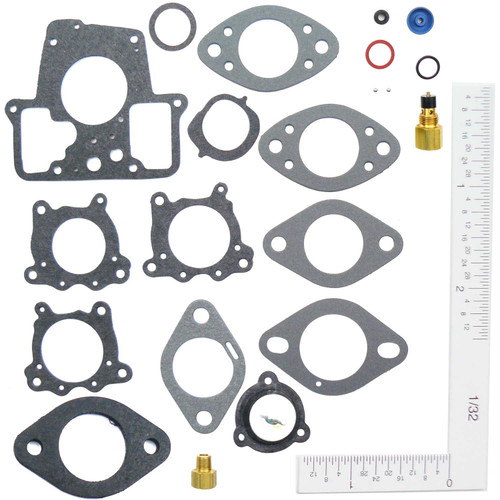 Walker Products Carburetor Repair Kit 15507A for 1962-1974 American Motors/Ford/Jeep 3.8L 4.2L (Ambassador, Gremlin, Hornet, Javelin)