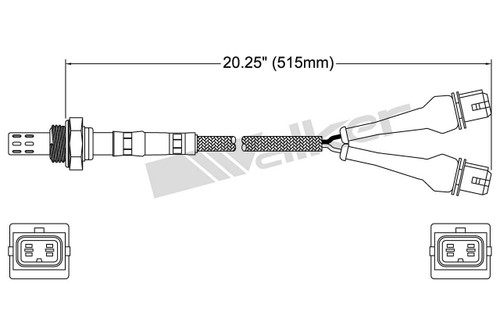 Walker Products Oxygen Sensor 250-23047 for 1986-1991 Peugeot 2.2L 2.0L (505)