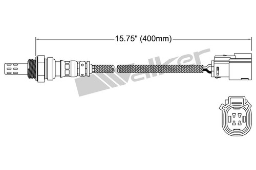 Walker Products Oxygen Sensor 250-24999 for 2011-2012 Ford/Lincoln/Mercury 2.5L 3.5L (Escape, Fusion, MKZ, Milan)